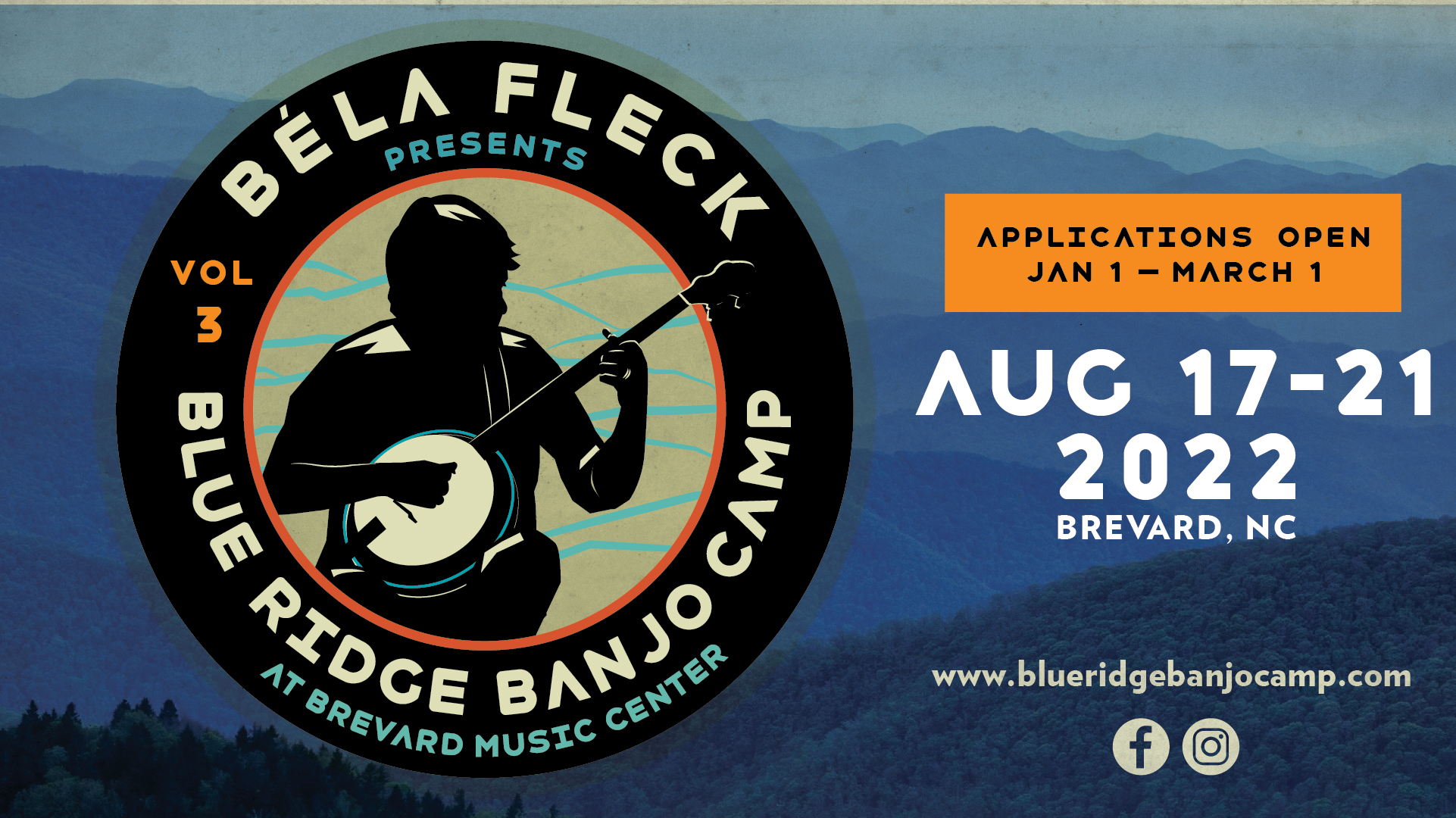BÉLA FLECK Announces 3rd Annual BLUE RIDGE BANJO CAMP at Brevard Music